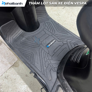 Thảm lót sàn xe máy điện Vespa và xe máy Vespa 50cc chất liệu cao su