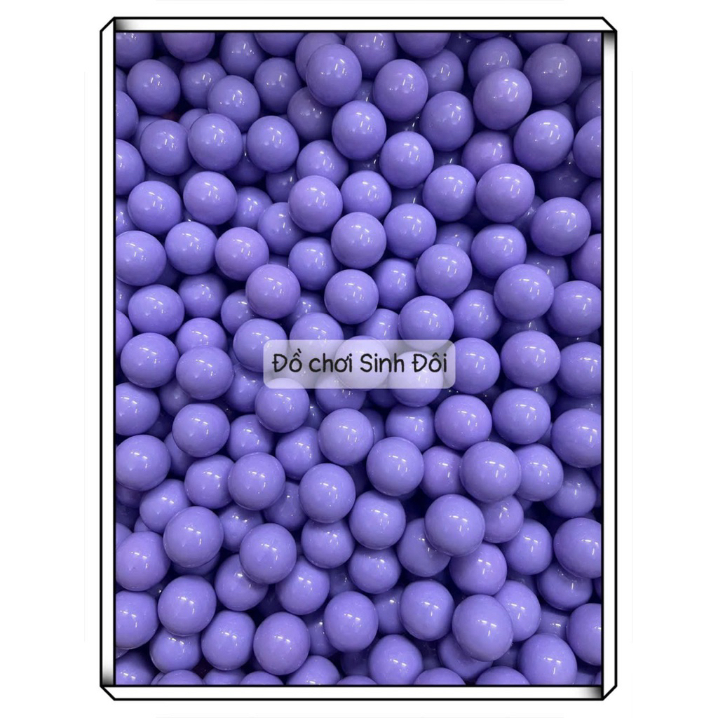 bi nhựa 20mm màu tím - bi nhựa đặt ruột - phụ kiện bi các loại đồ chơi