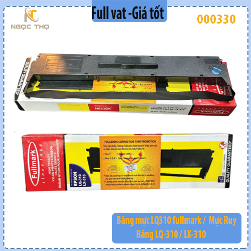 Băng Mực Fullmark LQ310 – Ruy Băng Máy In Kim Epson LQ-310 / LX-310, Kích Thước 12.7mm x 10m - full vat