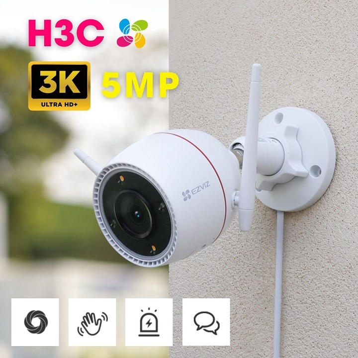 Camera Ngoài Trời thông minh Ezviz H3C 5MP (color) ghi hình màu ban đêm 30m