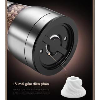 Dụng Cụ Xay Tiêu Cầm Tay Inox 304 – Xay Tiêu, Muối, Gia Vị – Điều Chỉnh Độ Mịn