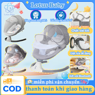  Nôi Điện Tự Động Cho Bé Điều Khiển Từ Xa & Nhạc Ru Thông Minh Dùng Điện & Pin Hàng Chính Hãng 