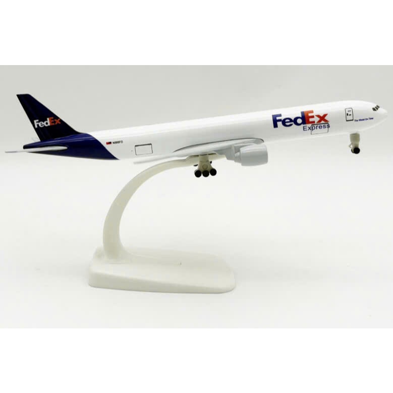 Mô hình máy bay Fedex 18cm có bánh xe