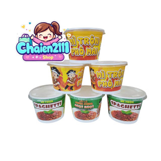  100 Tô giấy 20oz 600ml  kèm nắp có mì hình mì cay 