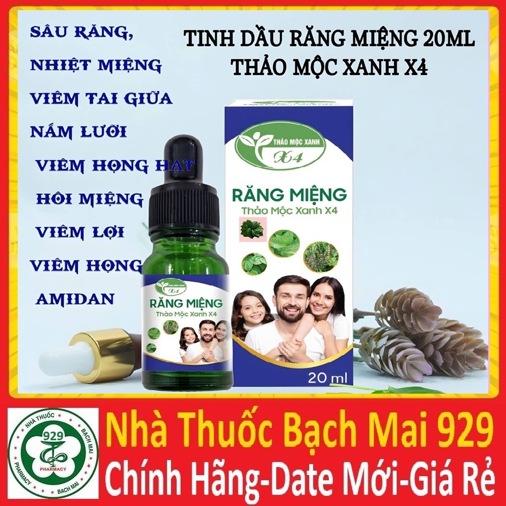 Tinh dầu răng miệng mẫu mới lọ 5ml/10ML/20ML (date 2028)