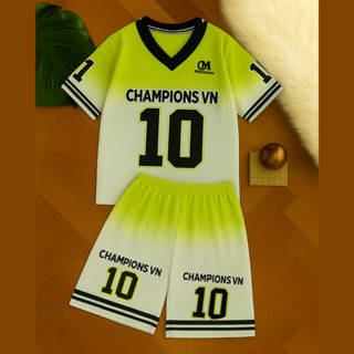  Bộ Đồ Thể Thao In Số 10 Phong Cách Boy Phố Mùa Hè Dành Cho Bé Trai  Size 8-35kg Chất Liệu thun lạnh B52 