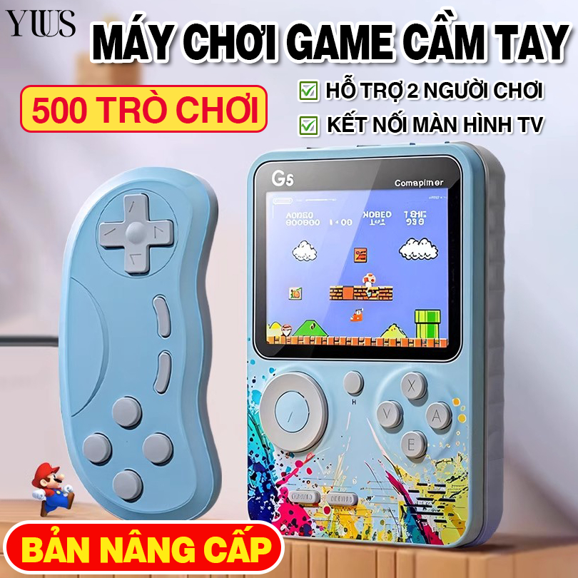Máy Chơi Game Cầm Tay 400 500 Trò Chơi Điện Tử Cổ Điển Hai Người Chơi Kết Nối TV Game Boy Mini YUUS