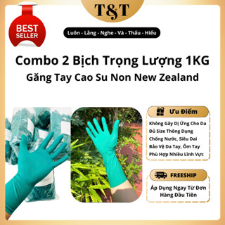 1Kg Găng Tay Cao Su Y Tế Latex Dài 30cm Chính Hãng Nhập Khẩu Malaysia