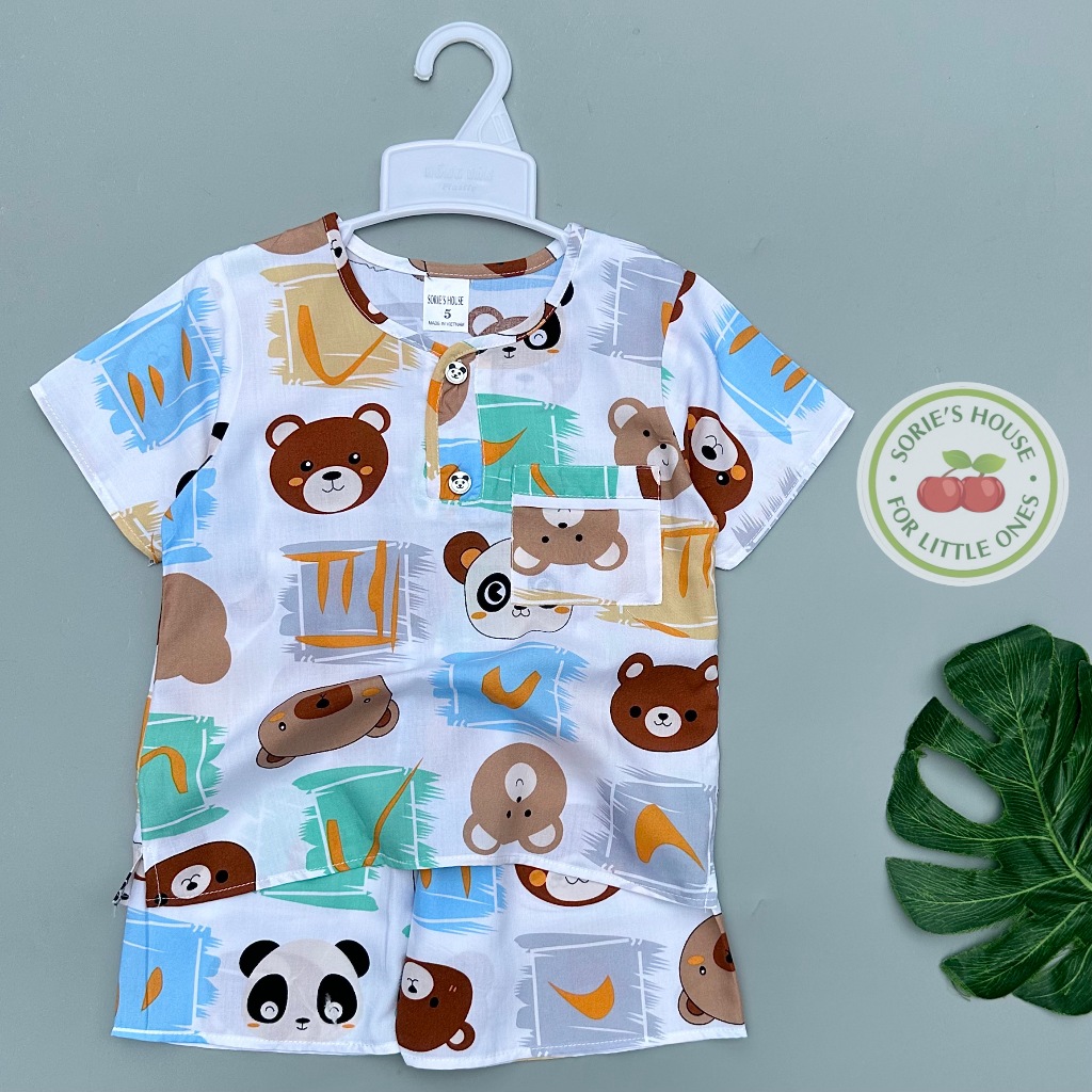 [Ảnh thật][9-40kg] Bộ tole/lanh đùi bé trai
