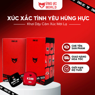  Xúc Xắc Tình Yêu Boardgame Couple Ừng Ực World - Lắc Nhẹ Bàn Tay Gắn Kết Đong Đầy 