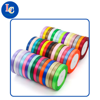 Cuộn Ruy Băng Lụa 1CM trang trí bánh sinh nhật, bánh kem, ruy băng trang trí hoa