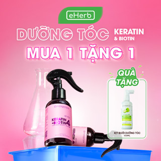 [MUA 1 TẶNG 1] Xịt Dưỡng Tóc Biotin & Keratin Phục Hồi Tóc 4% Hỗ Trợ Mọc Tóc MILAGANICS (Chai)