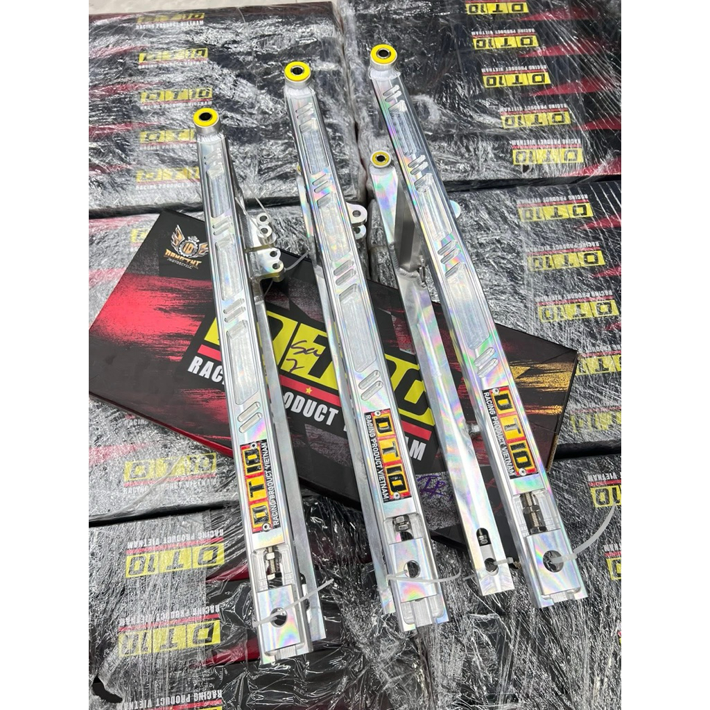 Gấp DT10 cnc +7 cm cho Raider Fi Satria Fi tặng kèm dây dầu sau