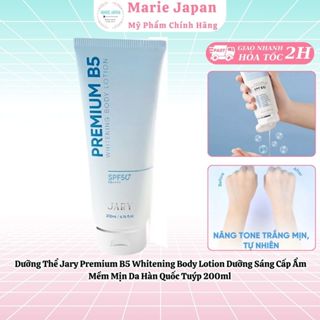  Dưỡng Thể Jary Premium B5 Whitening Body Lotion Dưỡng Sáng Cấp Ẩm Mềm Mịn Da Hàn Quốc Tuýp 200ml 