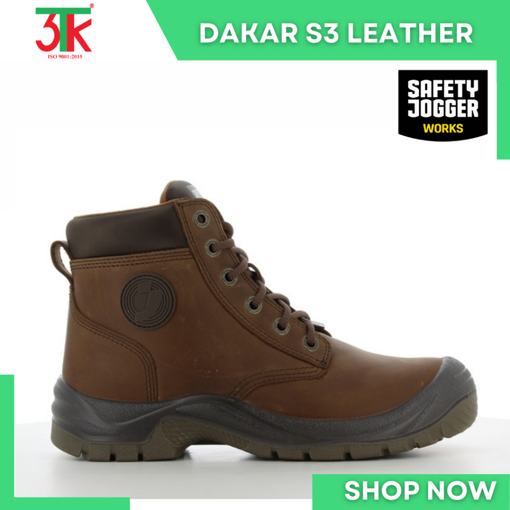 [CHÍNH HÃNG] Giày bảo hộ Safety Jogger Dakar S3 - Da bò sáp xịn, có tiêu chuẩn S3 lội nước