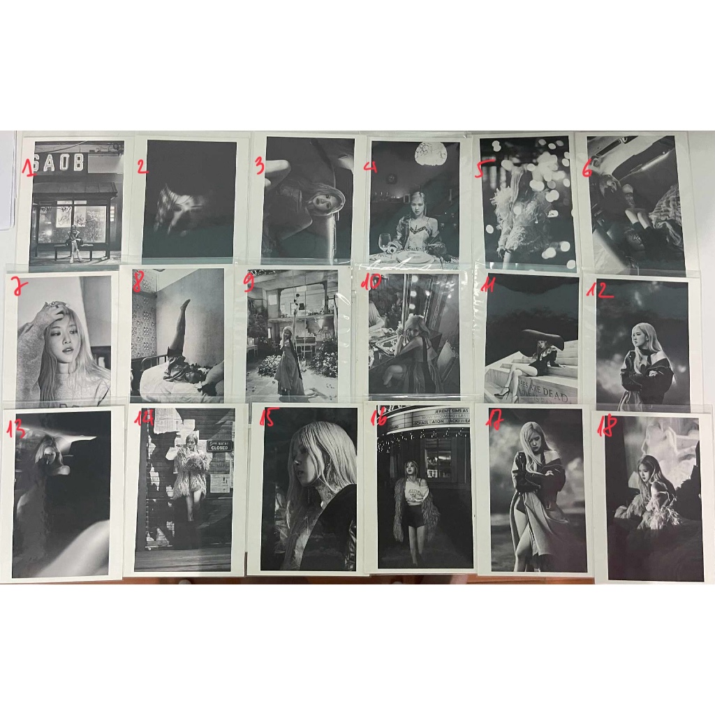 [BLACKPINK ROSÉ] Postcard album -R- chính hãng