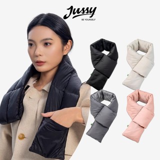 Khăn Choàng Cổ Nhật Bản JK61 Jussy Official Kiểu Khăn Phao Trần Bông Siêu Ấm Chống Thấm Nước Phụ Kiện Mùa Đông 