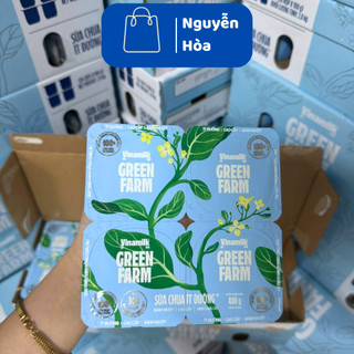 Thùng 24 Hộp Sữa Chua Ăn Green Farm Vinamilk Ít Đường 100g - Date Mới Tăng Đề Kháng