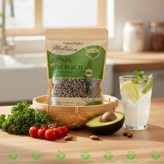 【NHẬP KHẨU CHÍNH NGẠCH】Hạt Diêm Mạch Trắng White Quinoa Absolute Organic 1KG –Úc, Eat Clean, Healthy