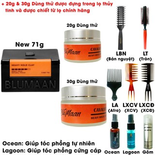 Sáp Vuốt Tóc Blumaan Cavalier Clay - Heavy Hold Clay 71g