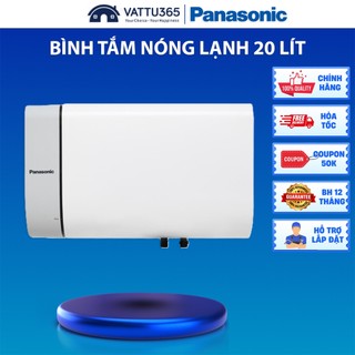 Bình tắm nóng lạnh Panasonic 20 Lít DH-20HBMVW cao cấp, không cần bảo trì | Sản xuất tại Malaysia