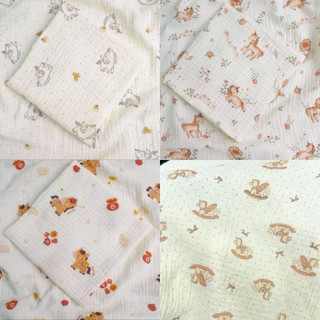 vải xô muslin 2 lớp cao cấp hàng cây chính phẩm tổng hợp các mẫu ngựa hot nhất 2026
