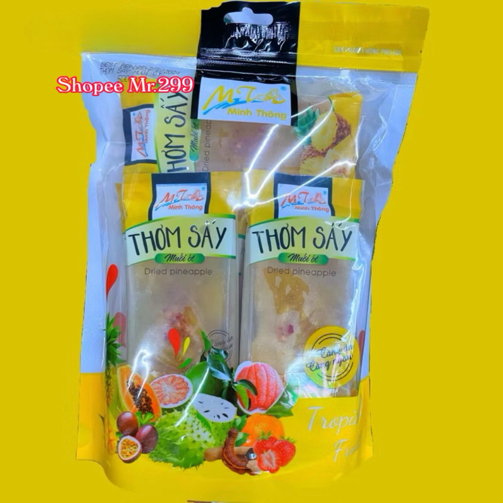 Thơm sấy muối ớt gói 500gram[Date mới]