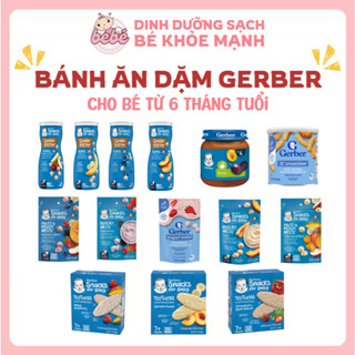 Bánh ăn dặm Gerber Mỹ bổ sung dinh dưỡng cho bé từ 8 tháng tuổi