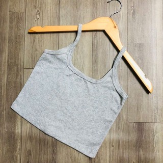 Áo hai dây croptop xinh xắn, áo hai dây bozip -RUBY A65