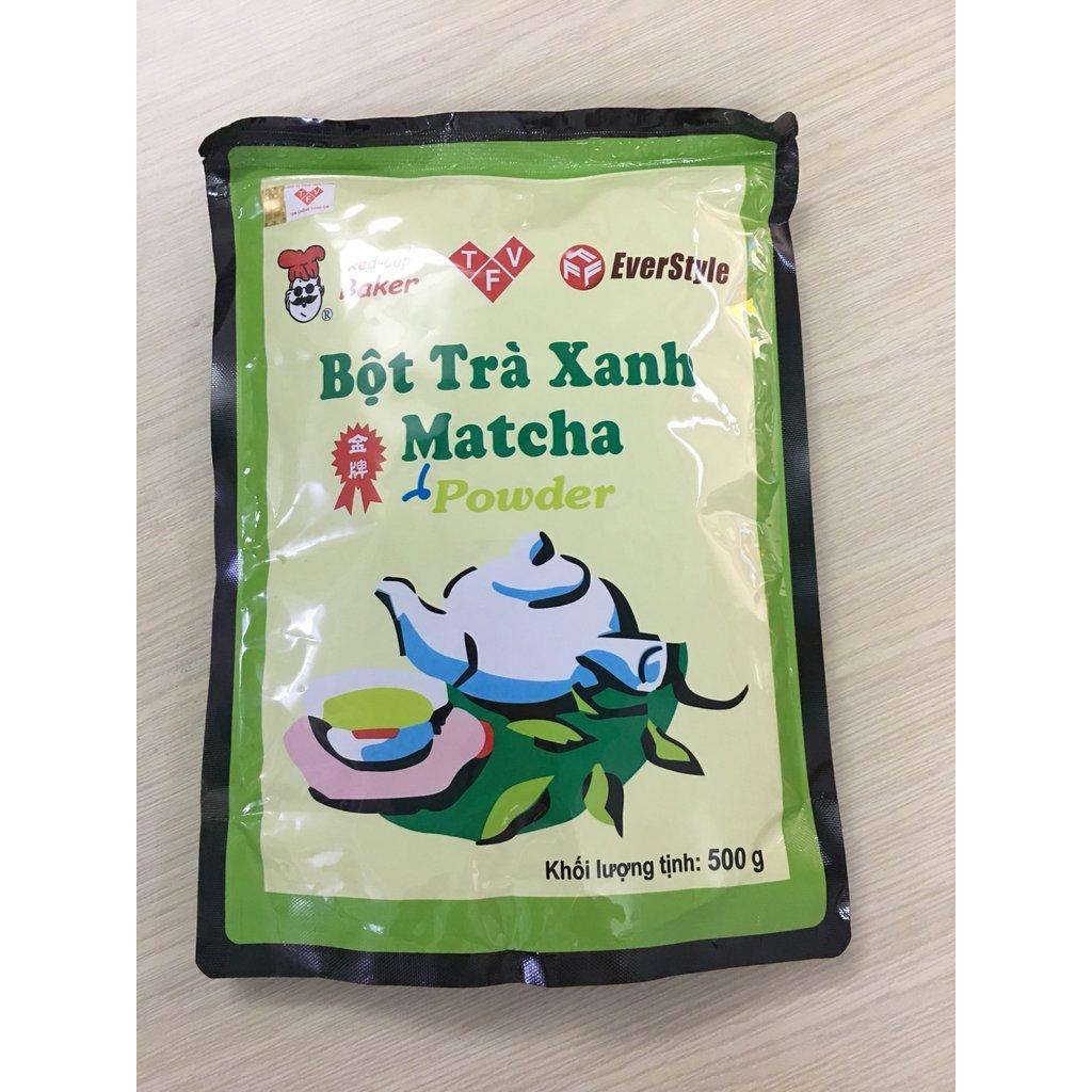 f(đã fix) 50G Bột matcha mũ đỏ trà xanhmatcha powder chia túi zip 50G