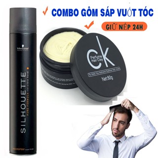    HÓT   ComBo Gôm Sáp Vuốt Tóc Giữ Nếp Gôm Xịt Tóc Nam Tạo Kiểu Tóc Giữ Nếp Lâu 24H  Mùi Thơm Nam Tính !!!!!! 