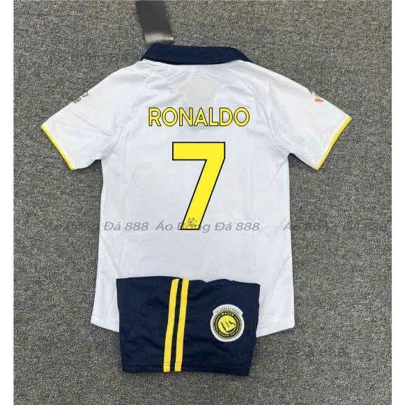 Bộ Quần Áo Bóng Đá Trẻ Em CLB Al Nassr, Áo Đá Banh Ronaldo 2025 - Vải Mè Thái Cao Cấp