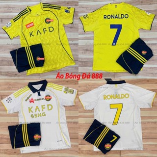 Bộ Quần Áo Bóng Đá CLB Al Nassr 2025, Áo Đá Banh Ronaldo - Vải Thái Vẩy Rồng Cao Cấp