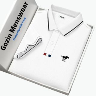   TẶNG HỘP  Áo Polo Nam Gozin Menswear Cổ Bẻ Coolmax Thể Thao Co Giãn Thấm Hút Cực Tốt Dáng Basic 