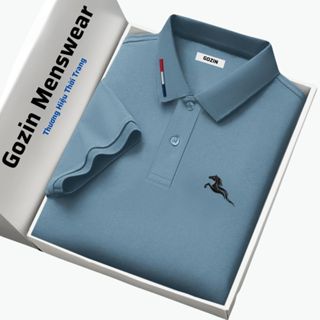 Áo Polo Nam Gozin Menswear Cổ Bẻ,Chất Coolmax Thấm Hút CựcTốt Kiểu Dáng Basic, Co giãn thoải mái