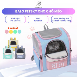 Balo Vận Chuyển Thú Cưng Pet Sky Tiện lợi, Thoáng Khí Và An Toàn Cho Thú Cưng | Kangpet