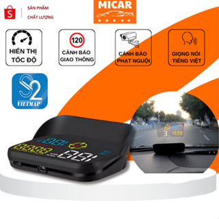HUD VIETMAP M21 - Hiển Thị Tốc Độ Trên Kính Lái Ô Tô, Cảnh Báo Giao Thông Bằng Giọng Nói Tiếng Việt