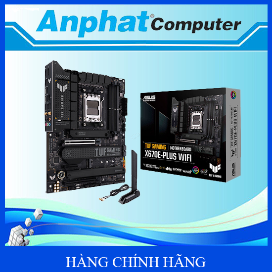 Bo mạch chủ Main ASUS TUF GAMING X670E-PLUS WIFI Socket AMD AM5 - Hàng Chính Hãng