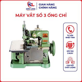 Máy vắt sổ 3 ống chỉ vàng chanh  CHÍNH HÃNG  Máy vắt sổ tặng mô tơ ,bàn ga,chổi than,mảnh bàn. Máy mới 100%