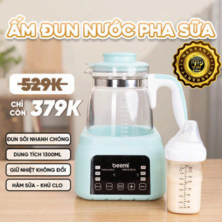 Ấm đun nước pha sữa Beemi cho bé 1.3L khử clo giữ nhiệt 24h - Ấm đun nước đa năng tự chọn nhiệt độ.