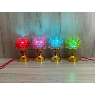 ĐÈN THỜ HOA SEN TRÁI CHÂU(1CẶP) TC01