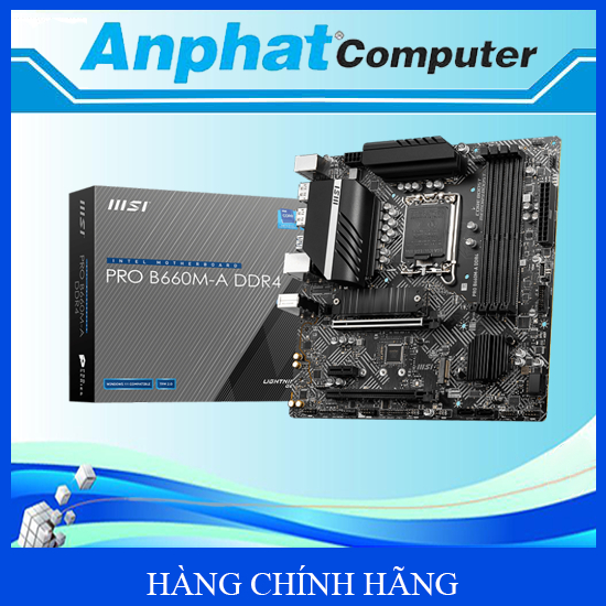 Bo mạch chủ Main MSI PRO B660M-A DDR4 Socket LGA 1700 - Hàng Chính Hãng