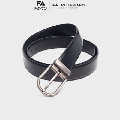 Thắt lưng da bò nam dây kim cao cấp thời trang FADODA FMTK
