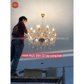 Đèn Chùm Nến 8 tay