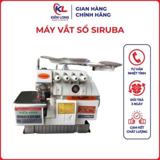  Máy Vắt Sổ Siruba 2 Kim 4 Chỉ & 2 Kim 5 Chỉ – Máy qua sử dụng Tặng Vỉ 10 Kim & Nhíp Gắp Chỉ 