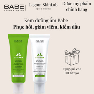 Kem dưỡng ẩm BABE Cho Da Dầu Mụn, kiềm dầu, giảm mụn Phục Hồi Da Stop Akn Moisturiser 50ml