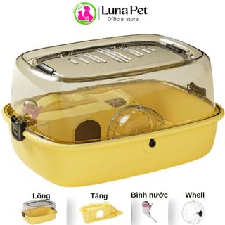 Lồng nuôi Hamster LỚN kèm phụ kiện Luna Pet LH11