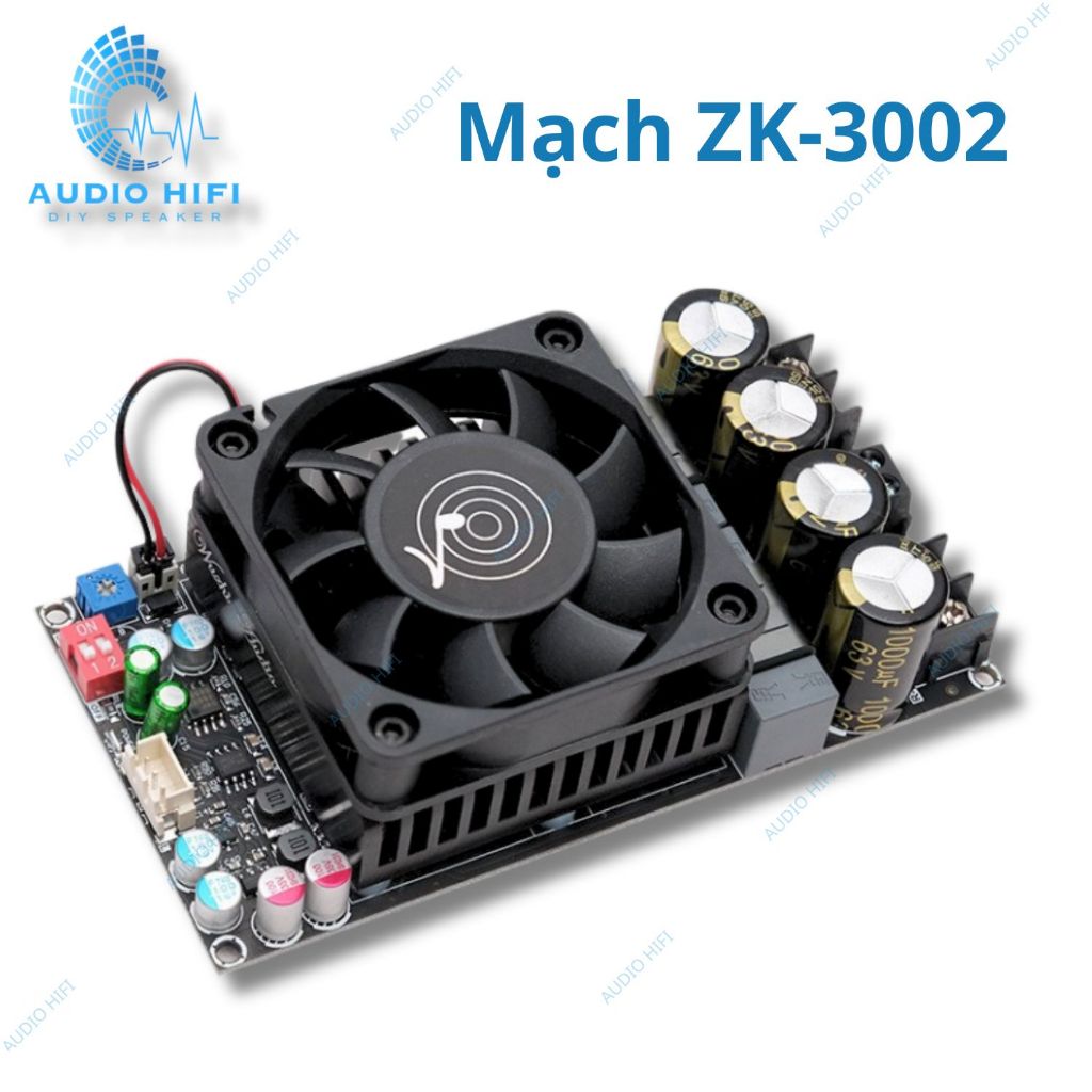 Mạch Khuếch Đại Âm Thanh Chính Hãng Wuzhi ZK-3002 TPA3255 stereo 300WX2 và mono 600W, 18-50VDC có MC