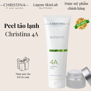 Peel tảo lạnh - Mặt nạ làm sạch sâu từ thảo dược Christina Peel tảo 4A - chiết 10ml, full size 250ml