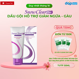[DẠNG TUÝP] Dầu gội sạch gàu SnowClear One giảm gàu, nấm ngứa da đầu, ngăn gàu 50ml